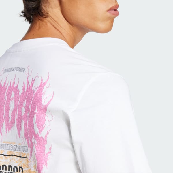 adidas Trefoil Series Fashion Elevated Tee - White | Free