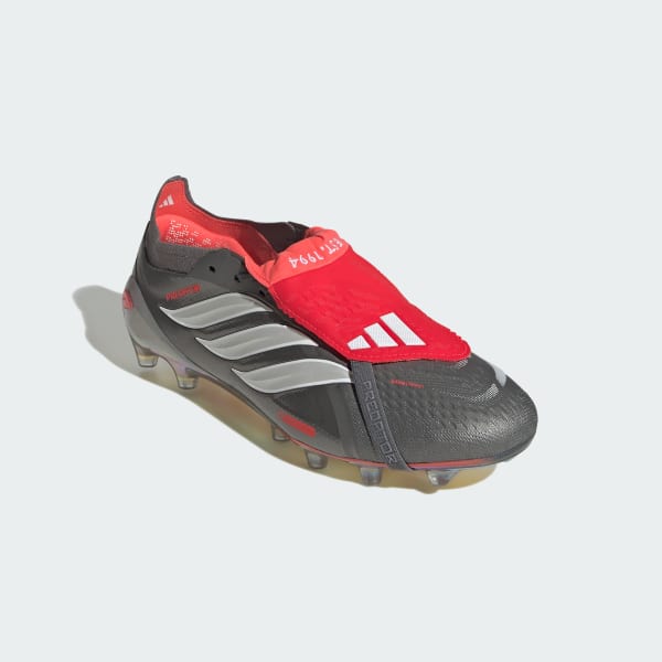 Szary Buty piłkarskie Predator Elite Fold-Over Tongue Artificial Ground