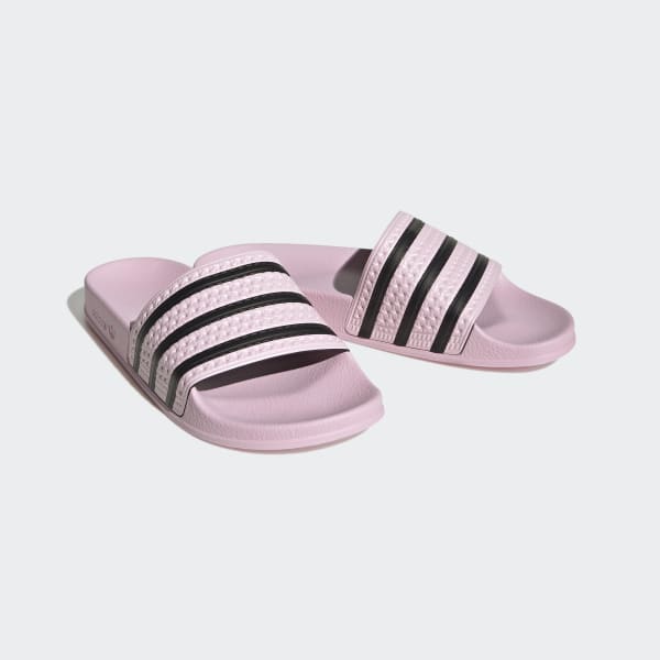 Adidas rose best sale gold slides