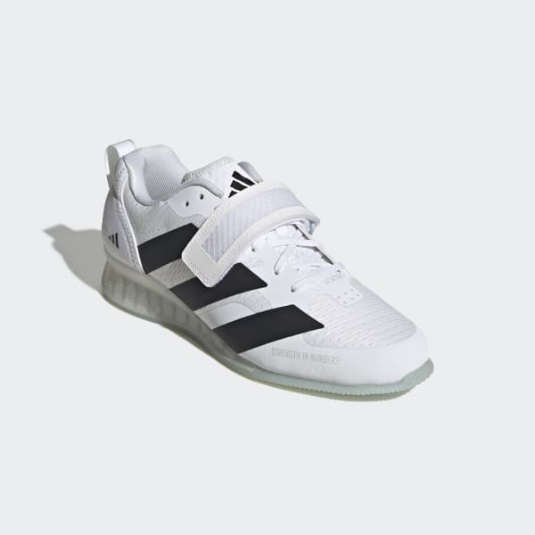 adidas Adipower Weightlifting 3 Shoes - White | Free Shipping with