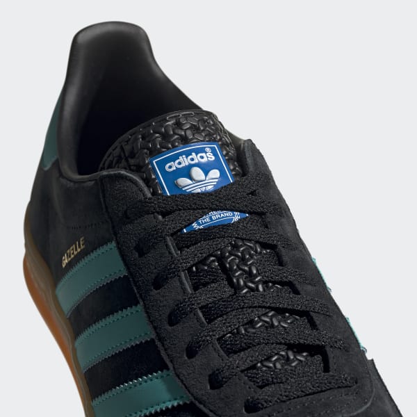 adidas gazelle indoor black aqua