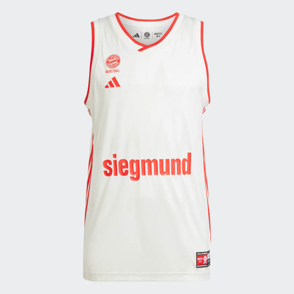 Wit FC Bayern München Basketball Uitshirt Kids
