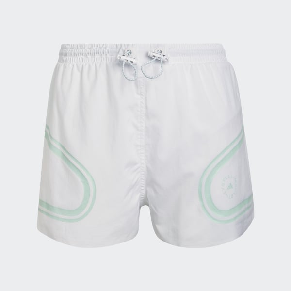 White adidas by Stella McCartney TruePace Running Shorts Z4301