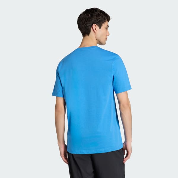 Blue SUMMER SLIDE TRIM GRAPHIC T-SHIRT