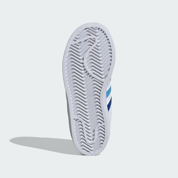 White Superstar Shoes Kids