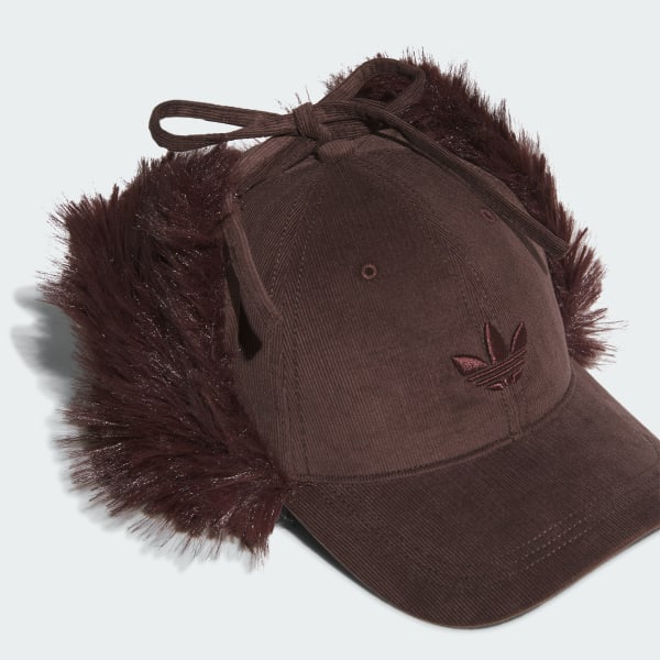 Brown 퍼 캡