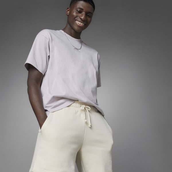 Beige Sportswear Fleece Shorts (Gender Neutral) NPW81
