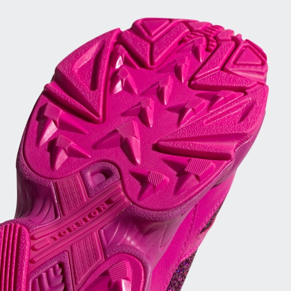 adidas falcon glitter shock pink