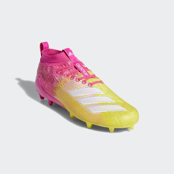 pink and yellow adidas