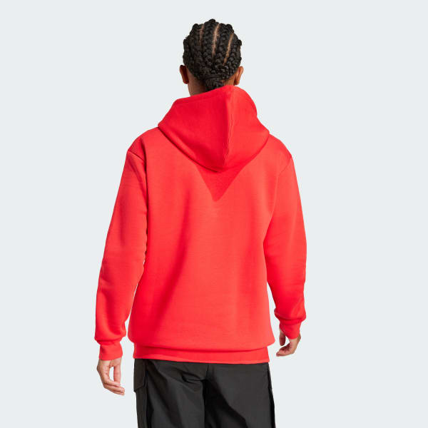 Rojo Polerón con Capucha Terrex Multi Logo Pequeño