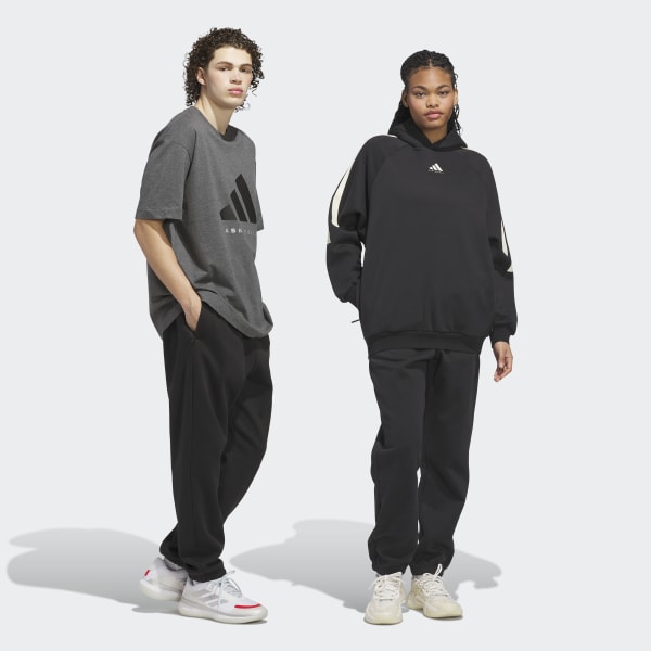 adidas Basketball Fleece Joggers (Gender Neutral) - Beige