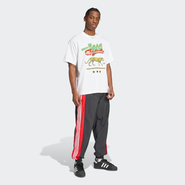Rojo Pantalón Deportivo Warm-Up adidas Originals