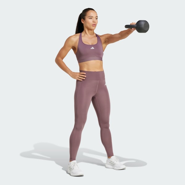 Mau-tim Quần Legging Dài Optimé Essentials Có Túi Ẩn