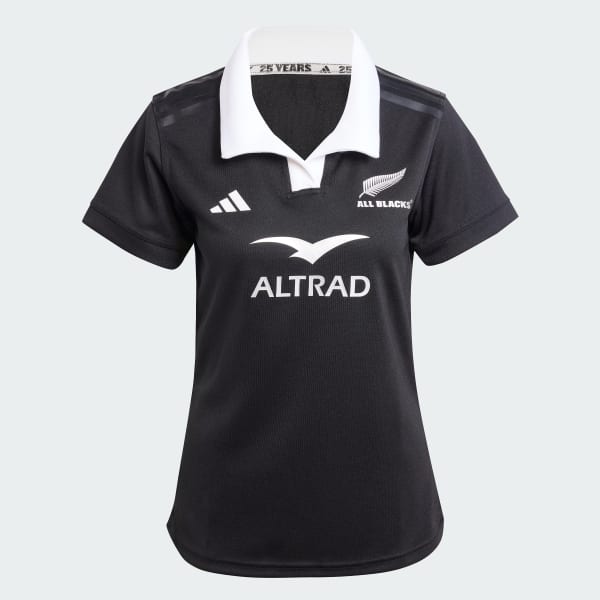 Czerń Koszulka All Blacks Rugby AEROREADY Short Sleeve