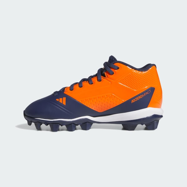 Navy blue and orange baseball cleats online