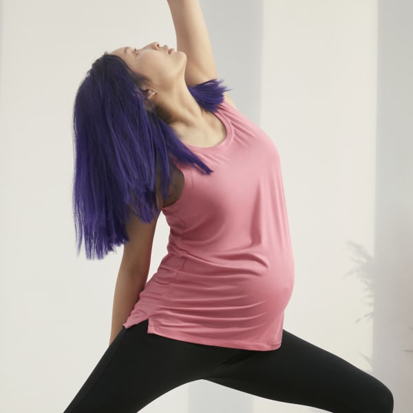 Rosa Camiseta Deportiva Sin Mangas AEROREADY Designed 2 Move 28842