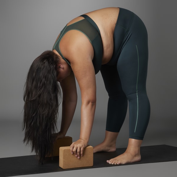 Vert Legging 7/8 Authentic Balance Yoga (Grandes tailles) DRN78