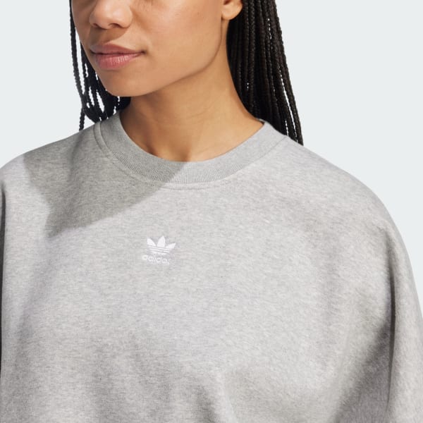 Adidas originals essential crew sweatshirt shop