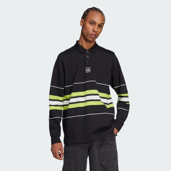 Negro Polera con Cuello Q1