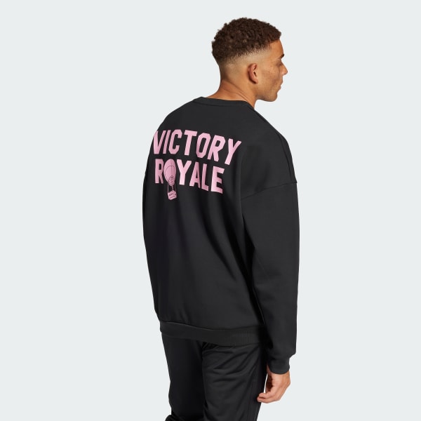 Black adidas x Fortnite Future Icons Three Bar Logo Crew