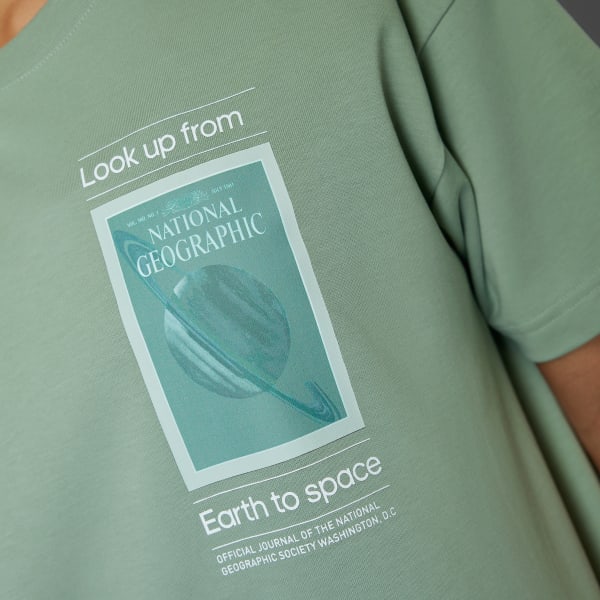 Green adidas National Geographic UF AEROREADY Graphic T-shirt