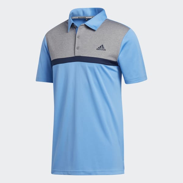 adidas Novelty Colorblock Golf Polo Shirt Blue adidas Vietnam