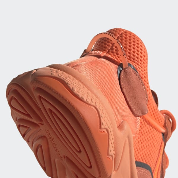 orange adidas shoes ozweego