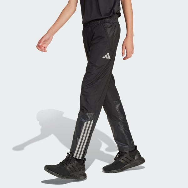 ブラック ウィンドパンツ キッズ