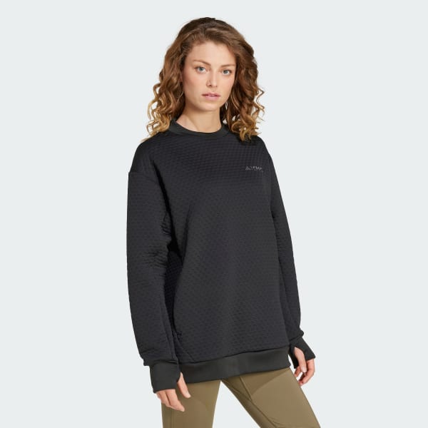Negro Buzo de cuello redondo Terrex Xploric