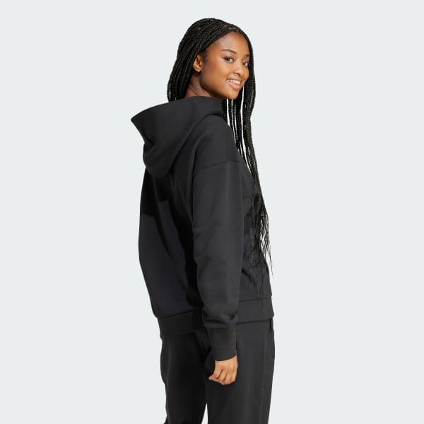 Black ALL SZN French Terry Loose Hoodie