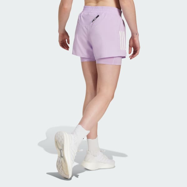 Μωβ Own the Run Climacool 2-in-1 Shorts