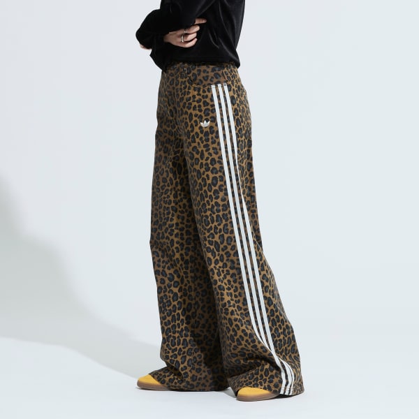 マルチカラー アディダス オリジナルス デニム ルーズパンツ