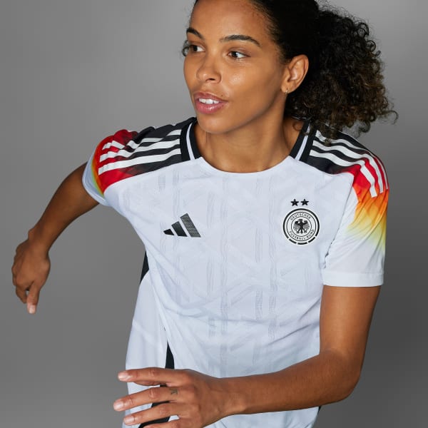 Branco Camisola Principal Oficial 2024 da Seleção Feminina da Alemanha