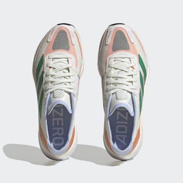 Wit Adizero Boston 11 Schoenen