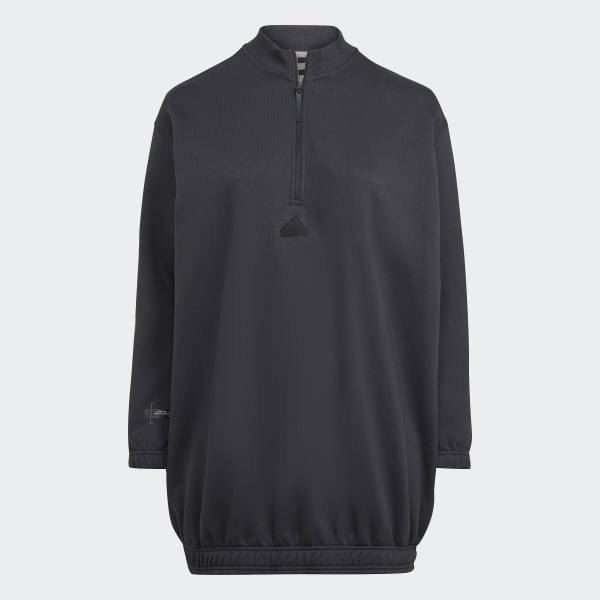 Grijs Sweater Jurk (Grote Maat) TV888