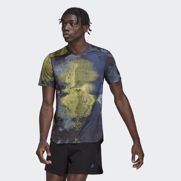 Flerfarvet D4T HIIT Allover Print Training T-shirt HL087