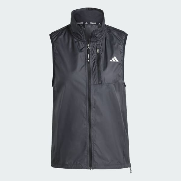 adidas Own the Run Vest - Black | Free Delivery | adidas UK