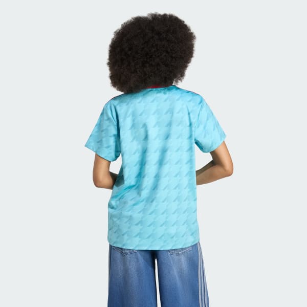 modrá Dres Graphic Football Allover Print