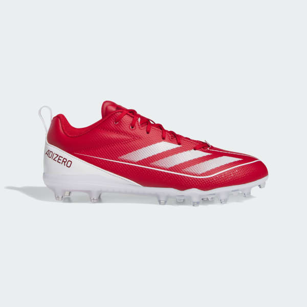 Red Adizero Electric.2 Football Cleats