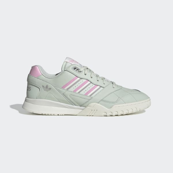 pink and green adidas shoes