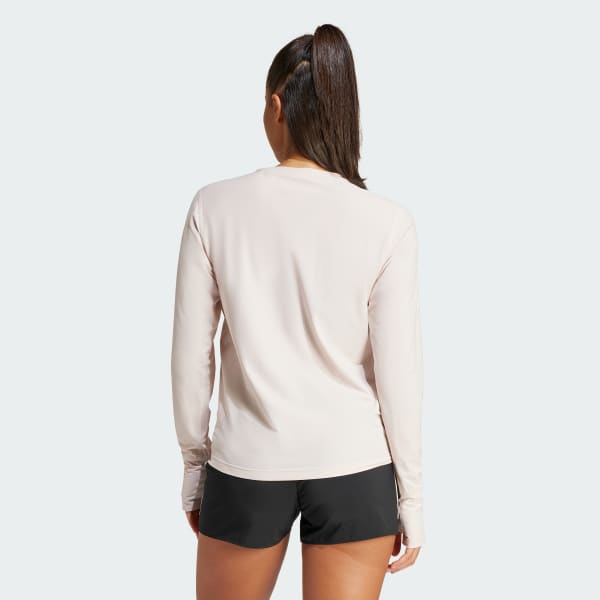 Pink Own The Run Long Sleeve Tee