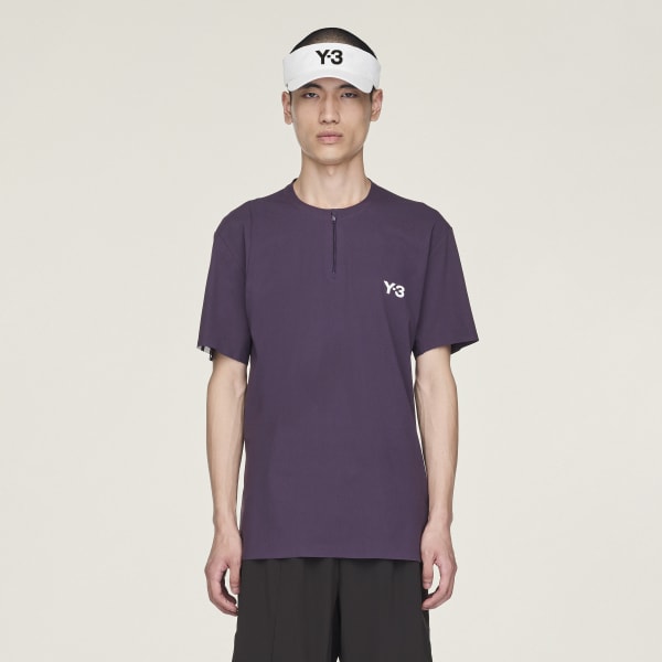 アディダス Y-3 Tennis Pro FreeLift Zip Tee - ブラック