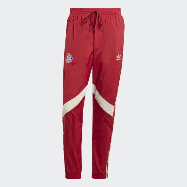 Adidas burgundy track pants deals