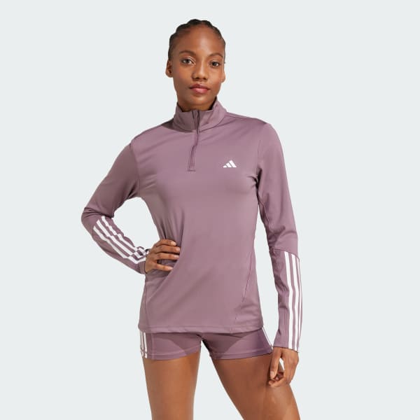 Women's quarter zip activewear discount