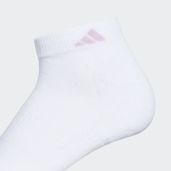 adidas Athletic Cushioned Low Socks 6 Pairs - White