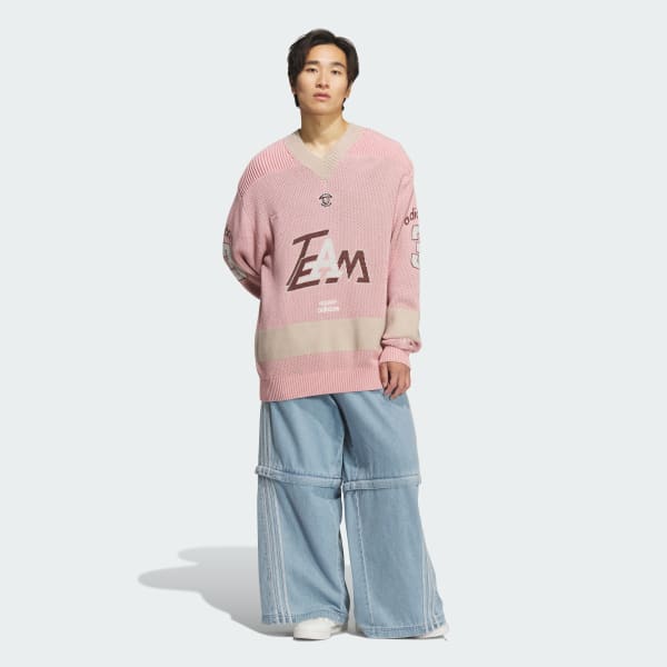 Pink TEAM ADIDAS SWEATER