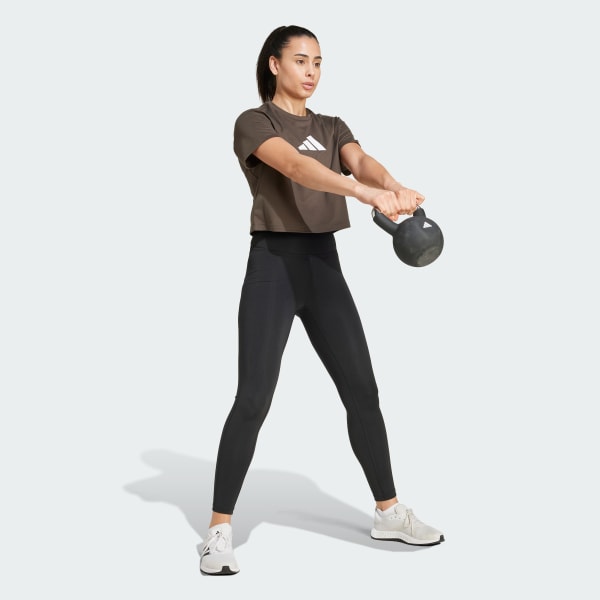 Vert T-shirt de training grand logo Train Essentials Performance