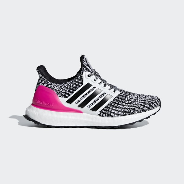 pink and black adidas sneakers