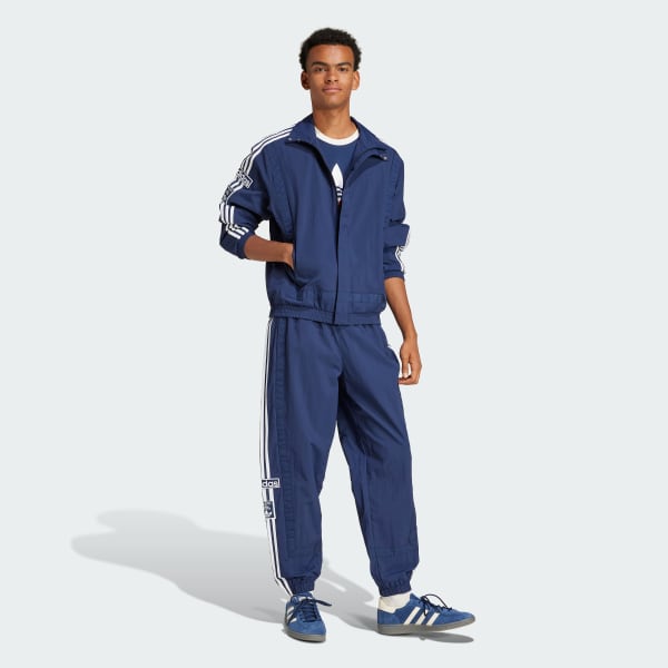 Bleu Veste de survêtement tissée Adibreak