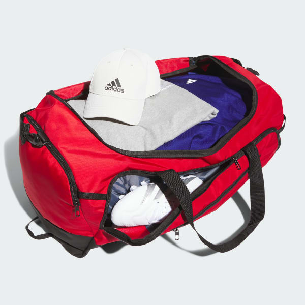 adidas Defender 5 Large Duffel Bag - Red | Free Shipping